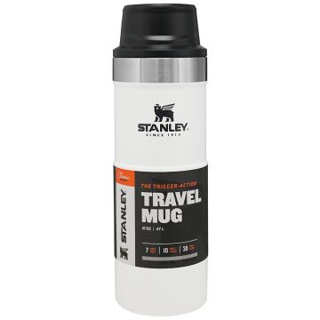 Stanley Klasik Çelik Termos Seyahat Bardağı Beyaz 0.47 LT