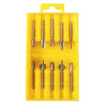 Gravür Ahşap Freze Uç Seti 10 Parça Dremel Uyumlu