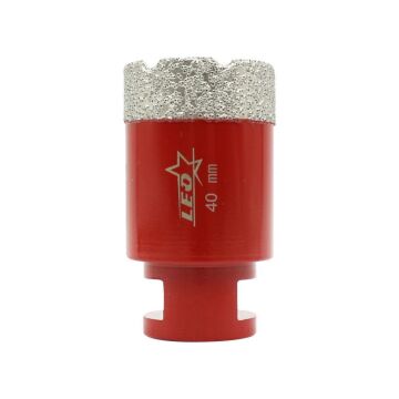 LEO Mermer Granit Delme Kuru Kesim 18 mm M14 Altın Seri