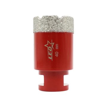 LEO Mermer Granit Delme Kuru Kesim 30 mm M14 Altın Seri