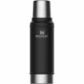Stanley Klasik Vakumlu Çelik Termos Siyah 0.75 LT