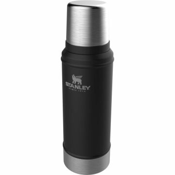 Stanley Klasik Vakumlu Çelik Termos Siyah 0.75 LT