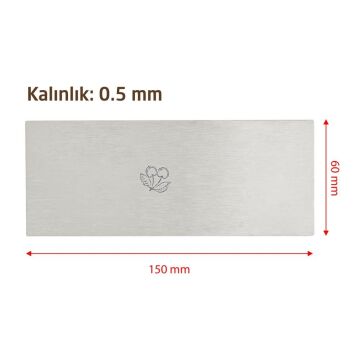 Kirschen 3800005 Ahşap Kazıyıcı Sistre Dört Köşe 0.5 mm