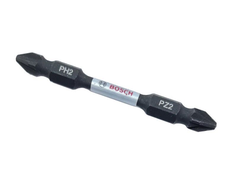 BOSCH Impact Control PH2 - PZ2x65 Çift Taraflı Yıldız Bits Uç (Torklu Vidalamalar için)