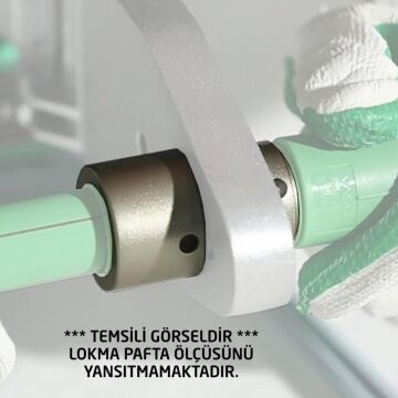 PPRC Plastik Boru Kaynak Makinası Pafta Lokma 32 mm (1'')