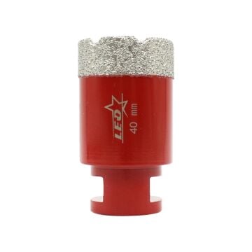 LEO Mermer Granit Delme Kuru Kesim 50 mm M14 Altın Seri