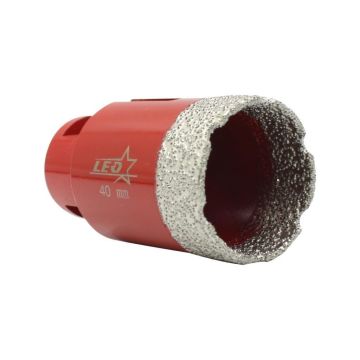 LEO Mermer Granit Delme Kuru Kesim 60 mm M14 Altın Seri
