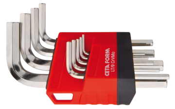 CETA-FORM LT/9 Kısa Alyan Anahtar Takımı 9 Parça