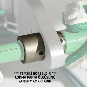 PPRC Plastik Boru Kaynak Makinası Pafta Lokma 75 mm (2 1/2'')