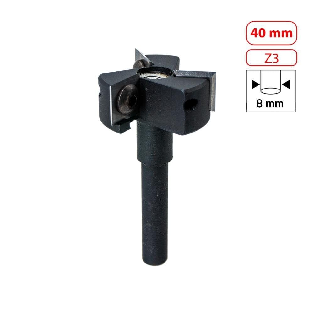 Titi 5536 Jiletli Tabla Tarama Yüzey Temizle Bıçağı 40 mm (Sap: 8mm)