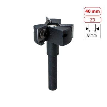Titi 5536 Jiletli Tabla Tarama Yüzey Temizle Bıçağı 40 mm (Sap: 8mm)