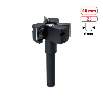 Titi 5536 Jiletli Tabla Tarama Yüzey Temizle Bıçağı 40 mm (Sap: 8mm)