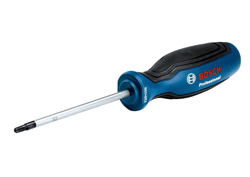 BOSCH Profesyonel T20 x 100 mm Deliksiz Torx Tornavida (1600A01V0C)