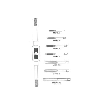 Tekli Kılavuz Seti ve Kolu 8 Parça