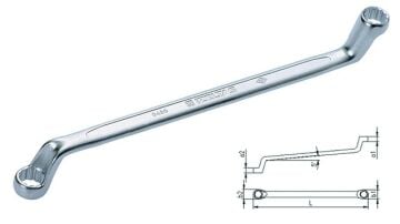 İZELTAŞ Yıldız İki Ağız Anahtar 34x36 mm