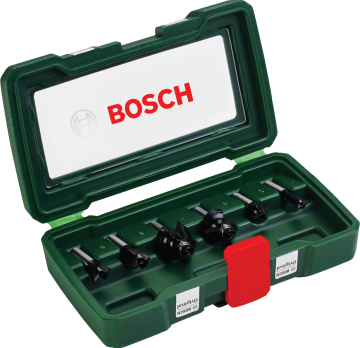 BOSCH 8 mm Ahşap Freze Uç Seti 6 Parça (2607019463)