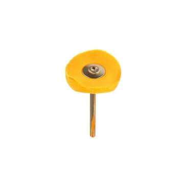 6209X5 5'li Paket Pimli Parlatma Polisaj Sarı Pamuklu Kumaş 25 mm