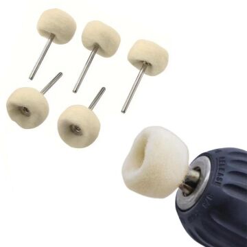 6210X5 5'li Paket Pimli Parlatma Temizleme Kaşmir Yün Polisaj Keçe 25 mm