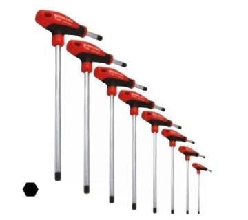 İZELTAŞ T Tipi Allen Anahtar Takımı 8 Parça