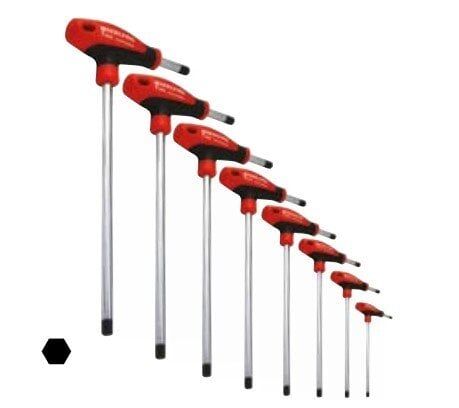 İZELTAŞ T Tipi Allen Anahtar Takımı 8 Parça