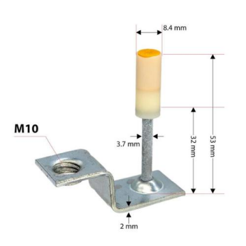 Red Hit MX001 M10 Tij Asma Tavan Barutlu Çivi (100 lü Paket)