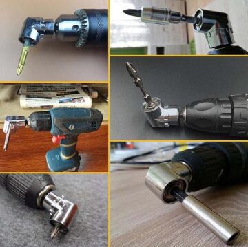 5297 1/4'' Bits Uç ve Köşe Vidalama Adaptörü Seti - 12 Parça