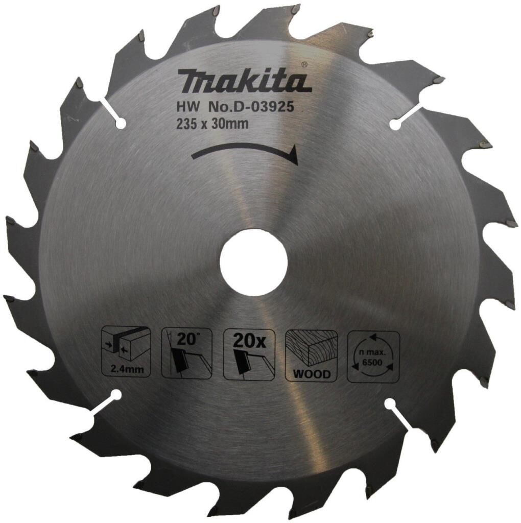 MAKİTA D-03925 Daire Testere 235x2.4x30 20 Diş