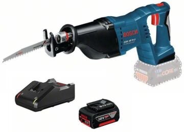 BOSCH GSA 18 V-LI Akülü Tilki Kuyruğu Testere 18 Volt 4.0 Ah (Tek Akü)
