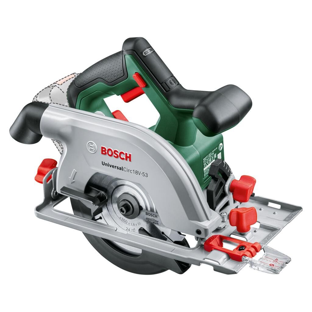 BOSCH UniversalCirc 18V-53 Akülü Daire Testere (Akü ve Şarj Aleti Hariç)