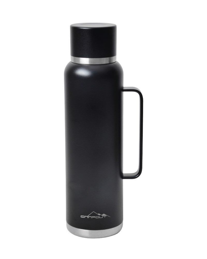 NURGAZ Campout Çift Katmanlı Termos Siyah 1500 ml (NG 164)