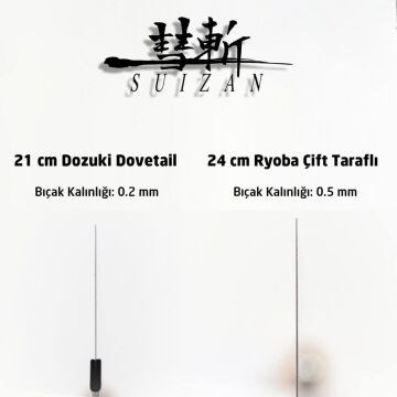 Suizan Dozuki Dovetail Çok İnce Kesim Japon Testeresi 21 cm