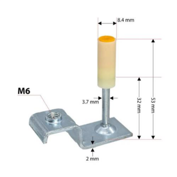 Red Hit MX001 M6 Tij Asma Tavan Barutlu Çivi (100 lü Paket)