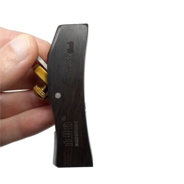 Rox Wood Mujingfang Mini Abanoz Enstrüman Rende Dış Bükey 80 mm