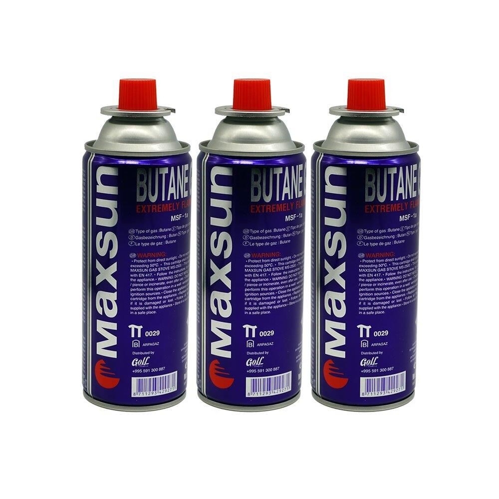 Maxsun Kamp Ocak Gazı Valfli Kartuş 227gr - 3 Adet