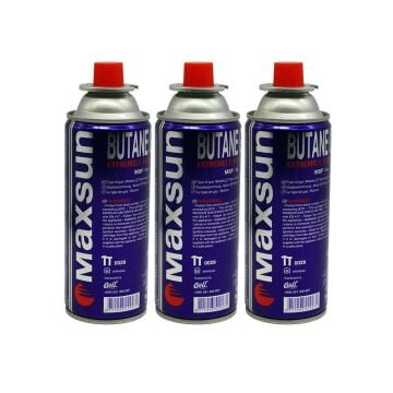 Maxsun Kamp Ocak Gazı Valfli Kartuş 227gr - 3 Adet