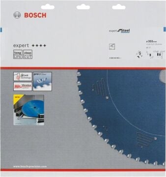 BOSCH Expert Metal 355x2.6x25.4 mm 90 Diş Elmas Uçlu Metal Kesme Daire Testeresi (2608643063)