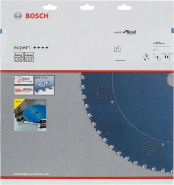 BOSCH Expert Metal 355x2.6x25.4 mm 90 Diş Elmas Uçlu Metal Kesme Daire Testeresi (2608643063)