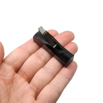 Rox Wood Mujingfang Mini Abanoz Enstrüman Rende V Köşe 50 mm