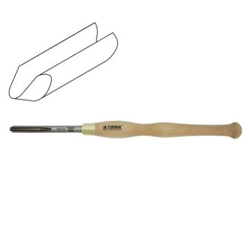 NAREX 819103 HSS Ahşap Torna Bıçağı Kase Oyma Ağız 13x150 mm