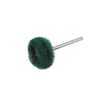6205X5 5'li Paket Pimli Aşındırıcı Temizleme Polisaj Keçe 25mm - Yeşil 180 Kum