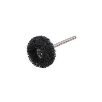 6207X5 5'li Paket Pimli Aşındırıcı Temizleme Polisaj Keçe 25mm - Siyah 400 Kum
