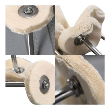 6208 Pimli Parlatma Polisaj Pamuklu Kumaş 25 mm