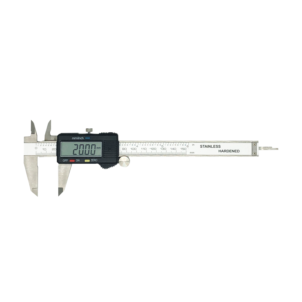Paslanmaz Çelik Gövde Dijital Kumpas 150 mm