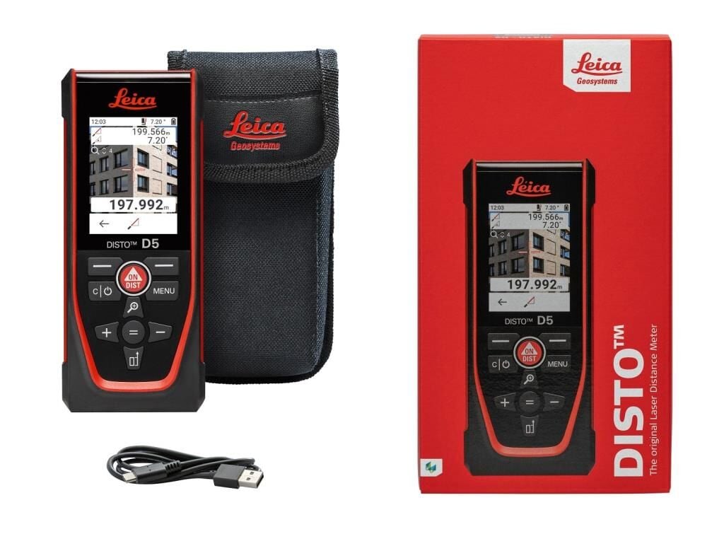 LEICA DISTO D5 Bluetooth ve Kameralı Lazer Metre (200 Metre)