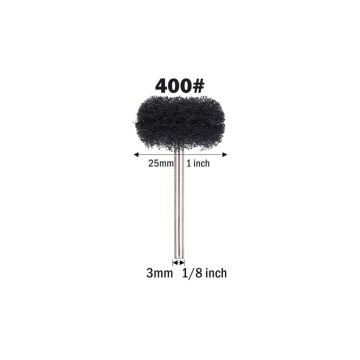 6207 Pimli Aşındırıcı Temizleme Polisaj Keçe 25mm - Siyah 400 Kum