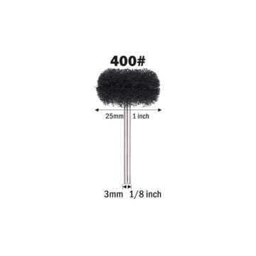 6207 Pimli Aşındırıcı Temizleme Polisaj Keçe 25mm - Siyah 400 Kum