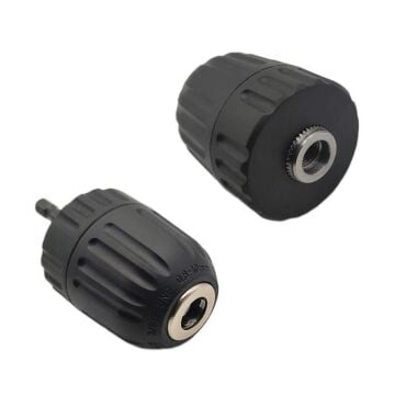 6204 Anahtarsız Plastik Mandren 0.8-10mm 3/8''-24UNF (Bits Sap Adaptörlü)