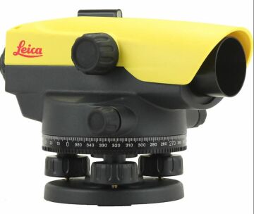 LEICA NA520 Optik Nivo Seti Tripod+5 m Mira (20x)