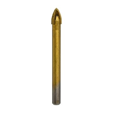 6175 Ok Tipi 4 Elmaslı Cam Fayans Delme Matkap Ucu 9 mm