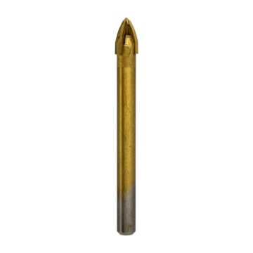 6175 Ok Tipi 4 Elmaslı Cam Fayans Delme Matkap Ucu 9 mm